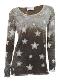 Heine, Damen Feinstrickpullover, Grau