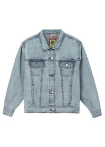 RVCA, Damen Jacke 'Grillo', Hellblau / Silber