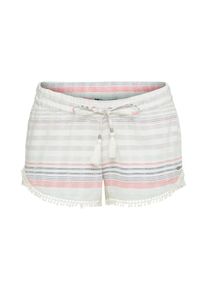 O`Neill O'NEILL, Damen 'LW JACQUARD LACE DETAIL' SHORTS, Hellblau / Rosa / Wei&szlig;