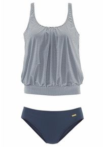 Lascana, Damen Tankini, Navy / Weiß