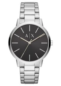 Emporio Armani, Herren Uhr, Schwarz / Silber