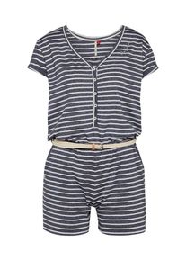 Ragwear, Damen Jumpsuit 'ELINA', Navy / Wei&szlig;