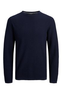 Jack & Jones JACK & JONES, Herren Pullover 'JPRTHOMAS KNIT CREW NECK NOOS', Dunkelblau