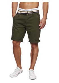 INDICODE JEANS, Herren Shorts 'Cuba', Khaki