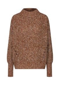 Opus, Damen Pullover 'Panelopy / Strick', Sand / Braun