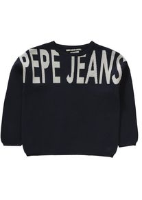 Pepe Jeans, M&auml;dchen Pullover 'FILIPA', Dunkelblau / Wei&szlig;