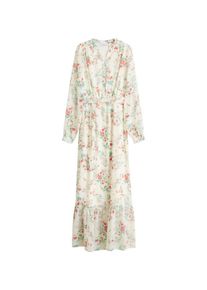 Mango, Damen Kleid 'Hawai-A', Mischfarben / Weiß