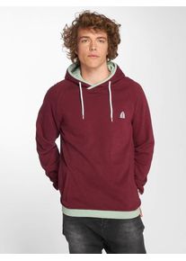 Just Rhyse, Herren Kapuzenpullover Motupe mit cooler Kapuze, Rot