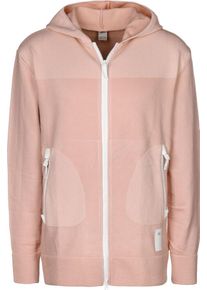 Asics Tiger, Damen Sweatjacke, Hellpink / Wei&szlig;