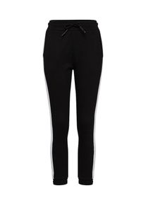 Urban Classics, Damen Hose, Schwarz / Weiß