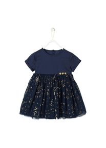 Vertbaudet, Mädchen Kleid, Nachtblau / Gold