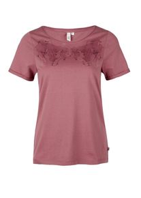 Q/S Designed By, Damen T-Shirt, Pastellrot