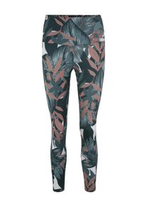 Onzie, Damen Elastische Sporthose, Petrol / Rosa / Weiß