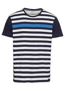Esprit, Herren Shirt, Blau / Wei&szlig;