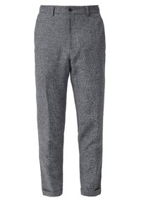 s.Oliver BLACK LABEL, Herren Slim: Anzughose aus Leinen-Blend, Dunkelgrau