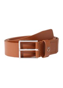 Calvin Klein, Herren Ledergürtel 3.5cm, Cognac