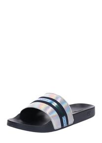 Tommy Hilfiger, Damen Slipper, Dunkelblau / Silber