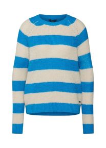 Pepe Jeans, Damen Strickpullover 'SUNA', Creme / Blau