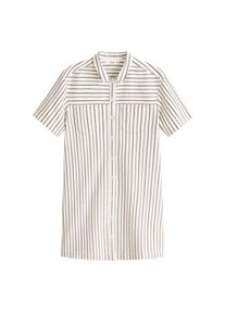 Mango, Damen Kleid 'Pizza-H', Nude / Kobaltblau / Braun