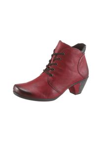 Rieker, Damen Ankle-Boots, Rot / Schwarz