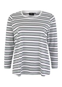 ZIZZI, Damen Shirt 'SCARLETT', Nachtblau / Jade / Weiß