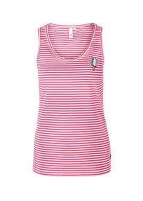 Q/S Designed By, Damen Top, Pink / Weiß