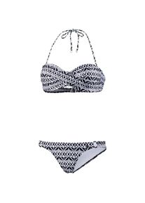Maui Wowie, Damen Bikini, Schwarz / Weiß