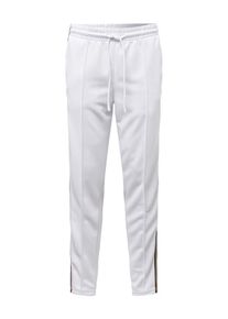 Urban Classics, Herren Hosen 'Side Taped Track Pants', Wei&szlig;
