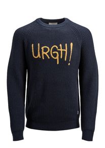 Jack & Jones JACK & JONES, Herren Pullover, Navy / Gelb