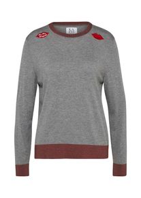 ZOE KARSSEN, Damen Pullover, Grau / Pastellrot