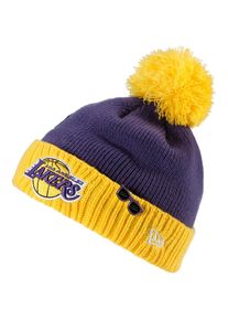 New Era, Herren Beanie 'Los Angeles Lakers', Dunkelgelb / Dunkellila