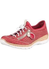 Rieker, Damen Halbschuhe, Rot