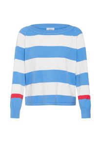 Only, Damen Pullover 'Mette', Marine / Pink / Weiß