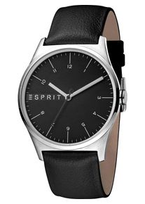 Esprit, Herren Uhr 'ES1G034L0025', Schwarz / Silber