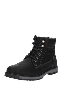 Tom Tailor, Herren Schn&uuml;rstiefel, Schwarz