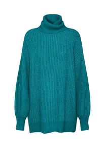 Noisy may, Damen Pullover 'NMGERDA L/S HIGH NECK KNIT', Petrol