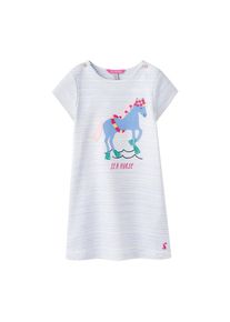 Tom Joule, Mädchen Jerseykleid KAYE, Hellblau / Weiß