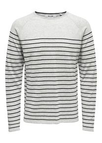 Only & Sons Only & Sons, Herren Strickpullover, Hellgrau
