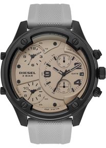 Diesel, Herren Chronograph, Hellbeige / Grau / Anthrazit