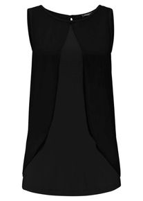 Vivance, Damen Blusentop, Schwarz