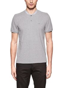s.Oliver BLACK LABEL, Herren Poloshirt, Graumeliert