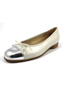 Gabor, Damen Ballerinas, Beigemeliert / Silber