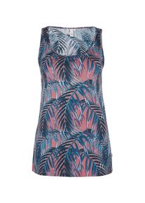 Q/S Designed By, Damen Tanktop, Blau / T&uuml;rkis / Pastellrot