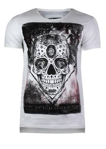 Trueprodigy, Herren T-Shirt 'Festival Of The Dead', Rot / Schwarz / Wei&szlig;