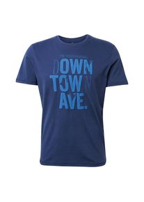 Tom Tailor, Herren T-Shirt, Blau / Neonblau