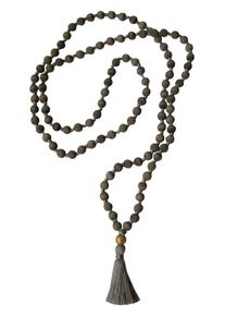 YOGISTAR.COM, Damen Mala-kette "vintage", Kastanienbraun