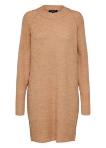 Selected Femme, Damen Strickkleid, Camel