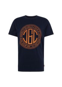 Jack & Jones JACK & JONES, Herren Shirt 'JCOPRESSURE', Dunkelblau / Orange