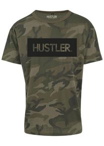 Mister Tee, Herren T-Shirt 'Hustler Logo', Khaki