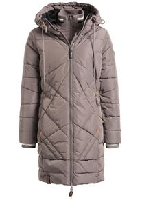 Khujo, Damen Jacke 'ANNABELL', Taupe / Schwarz / Weiß